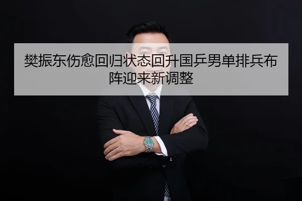 樊振东伤愈回归状态回升国乒男单排兵布阵迎来新调整